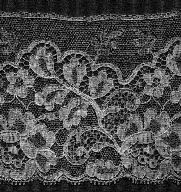 Typical 1940-50s lace